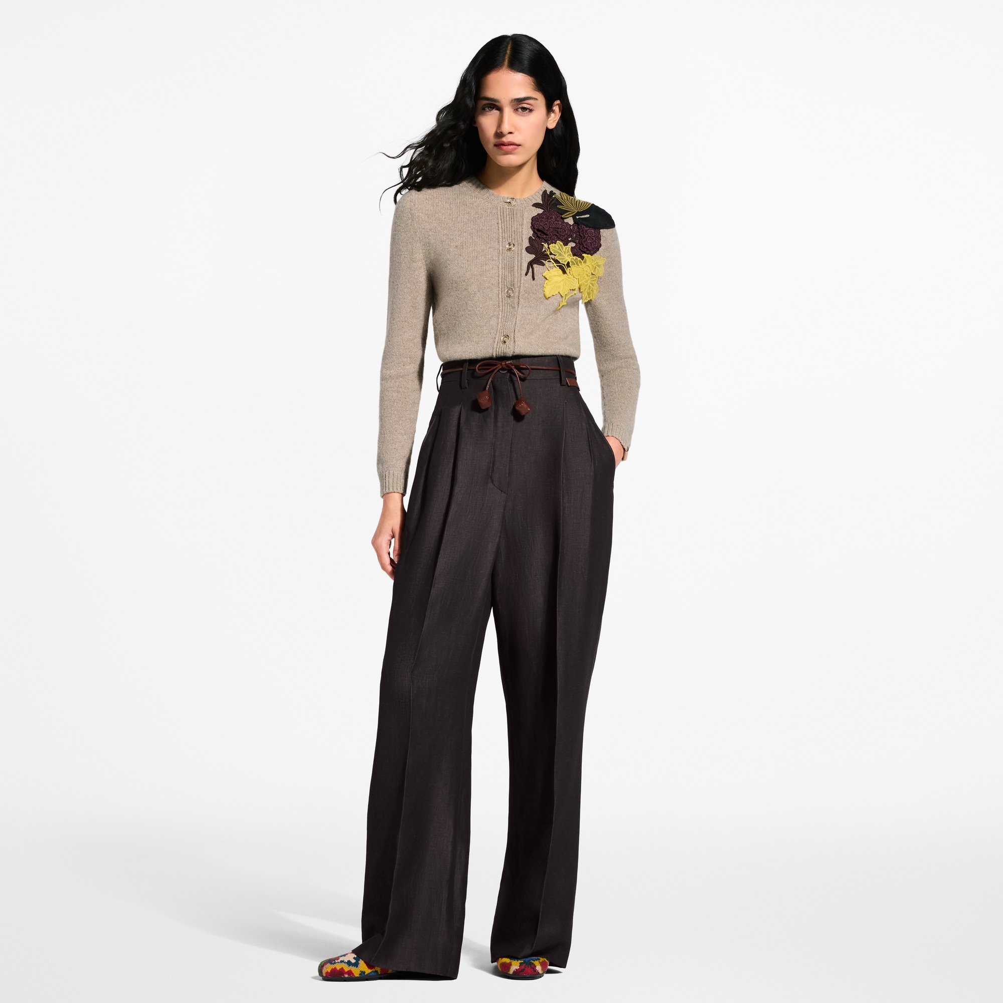Floral Detail Cardigan - Women - Ready-to-Wear | LOUIS VUITTON ®